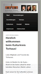 Mobile Screenshot of kulturkreis-torhaus.de