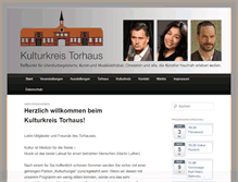 Tablet Screenshot of kulturkreis-torhaus.de